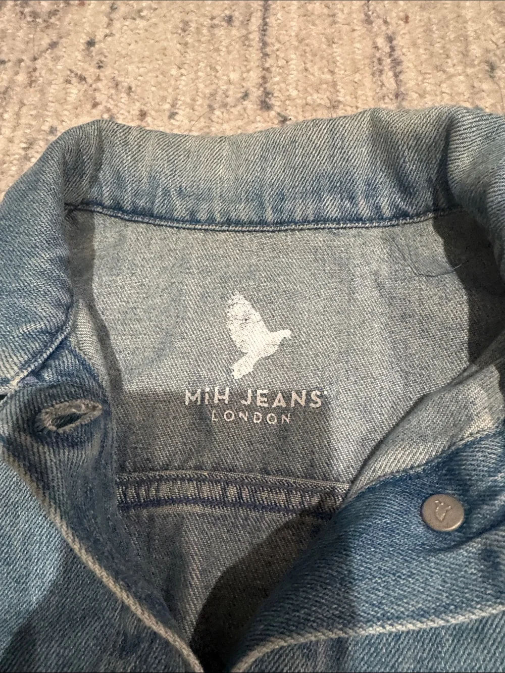 Kids Light Wash Denim Jacket by M1I Jeans